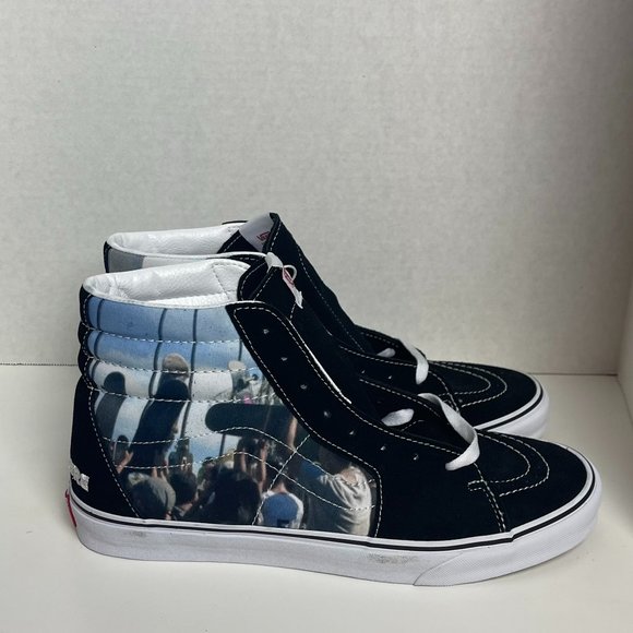 Vans Men's MOCA Frances Stark Sk8-Hi Sneaker In Black Size 12 - Picture 10 of 13
